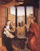 Rogier van der Weyden St Luke Drawing the Virgin oil painting reproduction